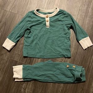 Cat & Jack - Green PJs - 6-9M